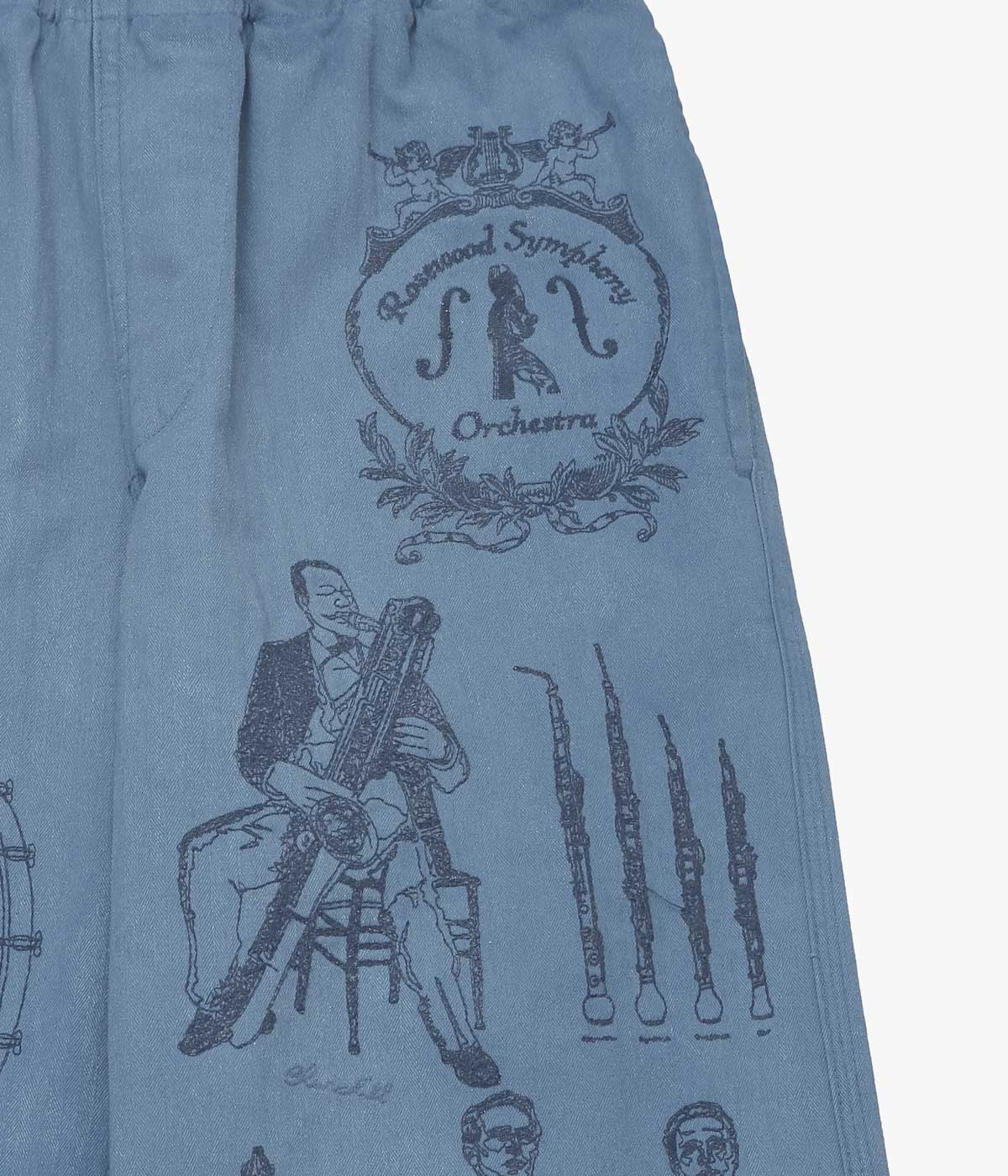 SAMUEL ZELIG "ORCHESTRA PANT" (CHORE BLUE)