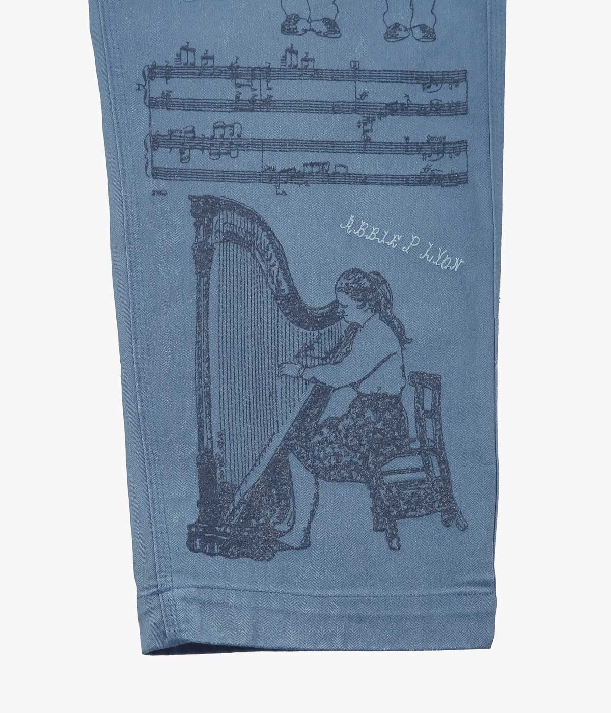 SAMUEL ZELIG "ORCHESTRA PANT" (CHORE BLUE)
