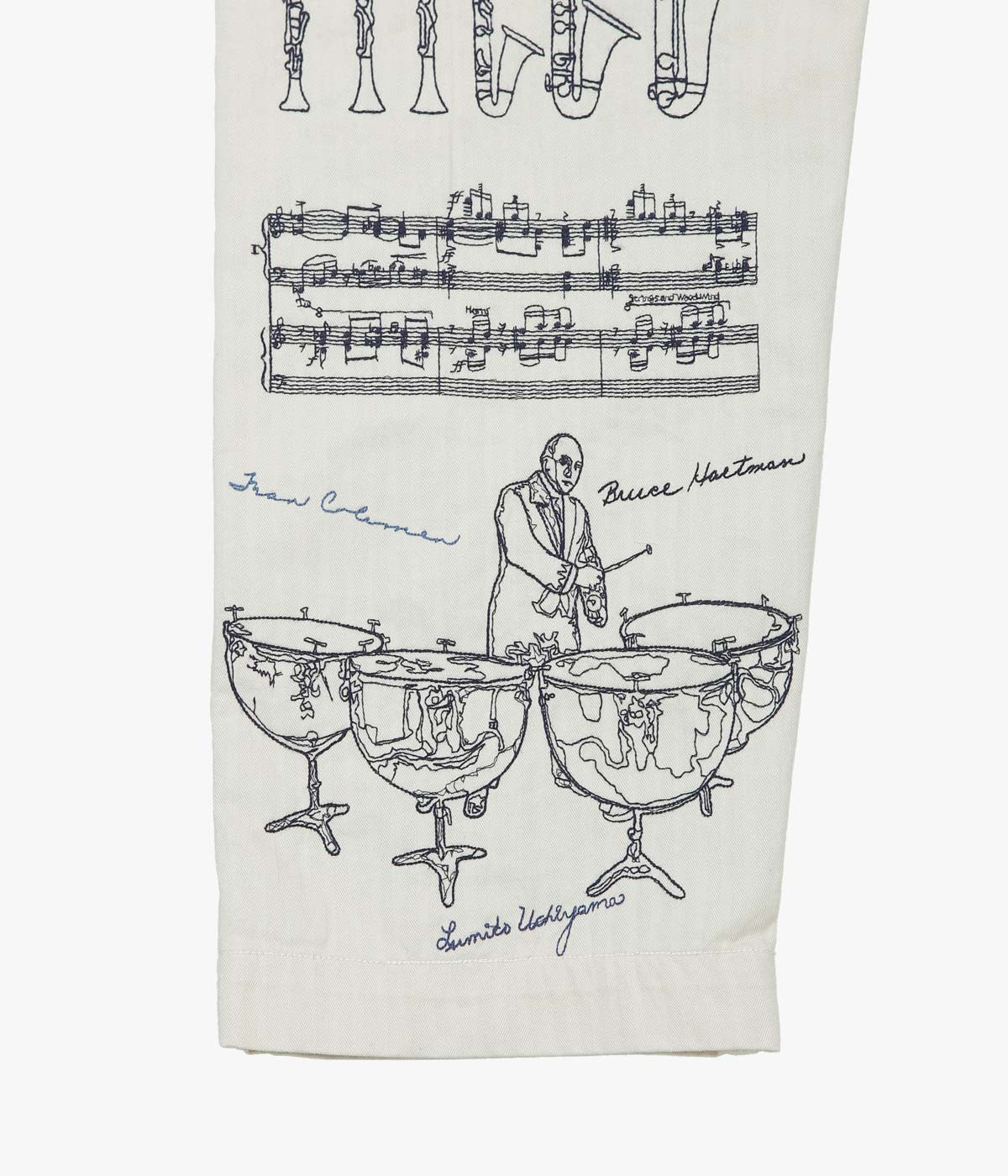 SAMUEL ZELIG ''ORCHESTRA PANT'' (NATURAL)