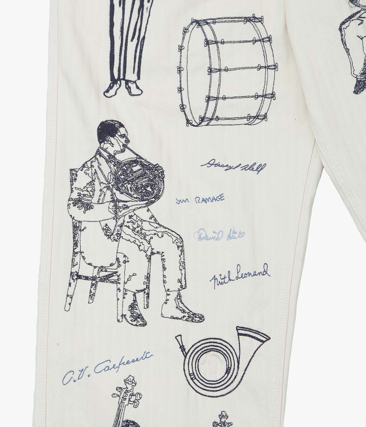 SAMUEL ZELIG ''ORCHESTRA PANT'' (NATURAL)