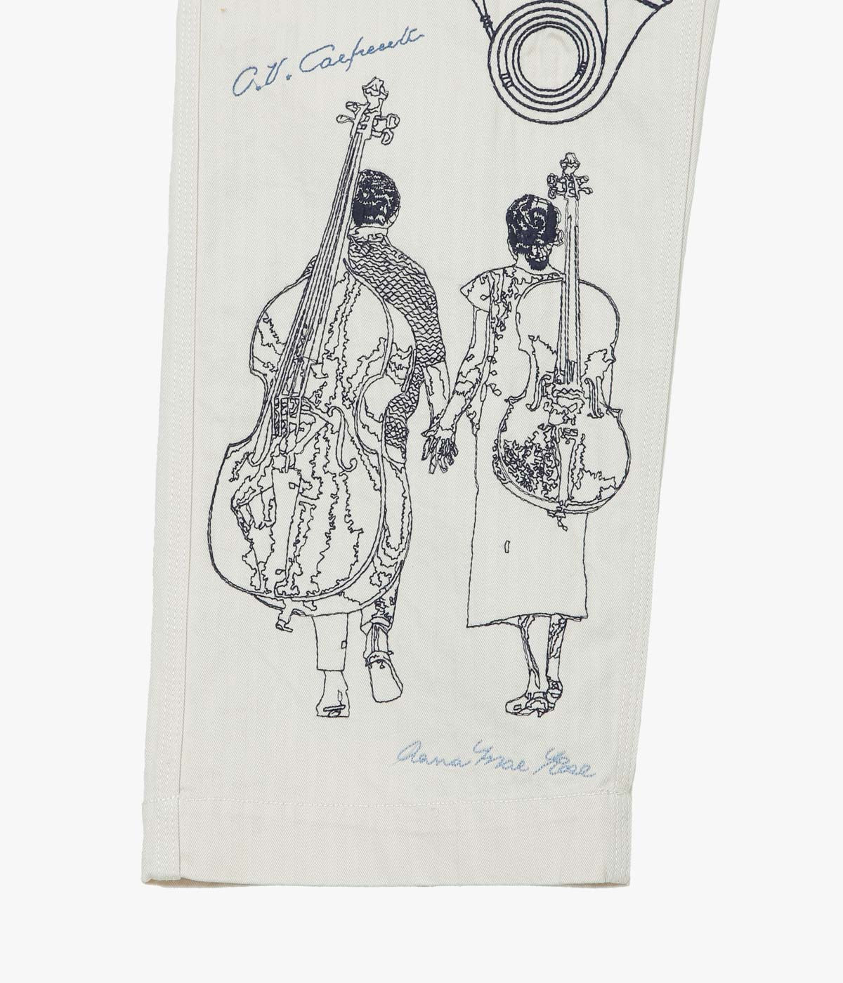 SAMUEL ZELIG ''ORCHESTRA PANT'' (NATURAL)