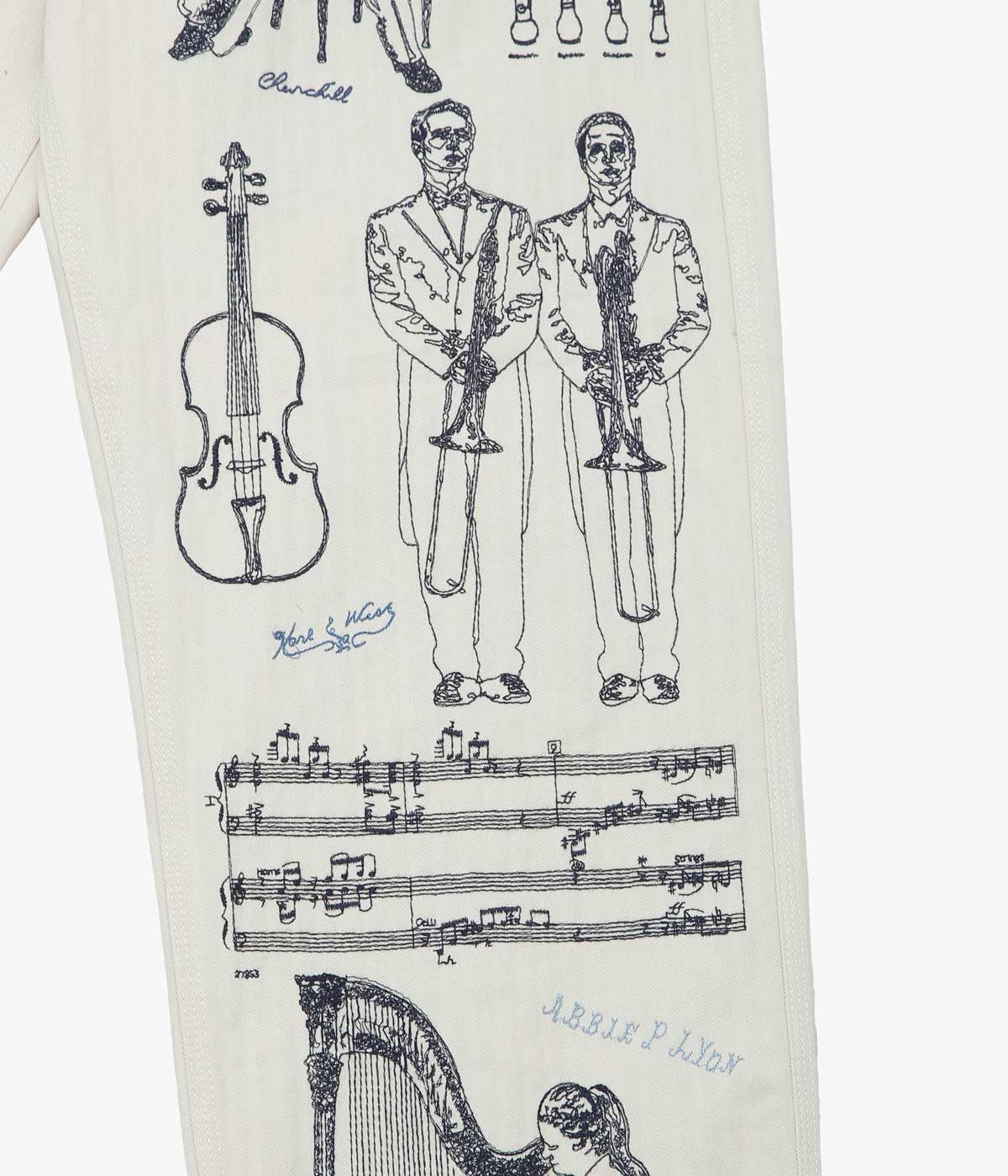 SAMUEL ZELIG ''ORCHESTRA PANT'' (NATURAL)