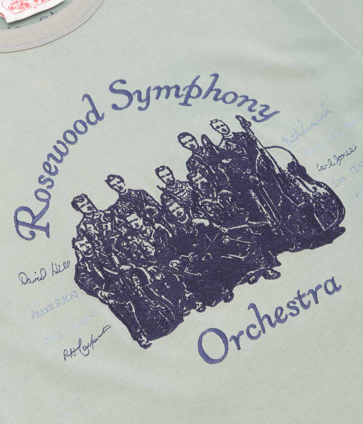 SAMUEL ZELIG "ORCHESTRA TEE" (TEAL GREY)