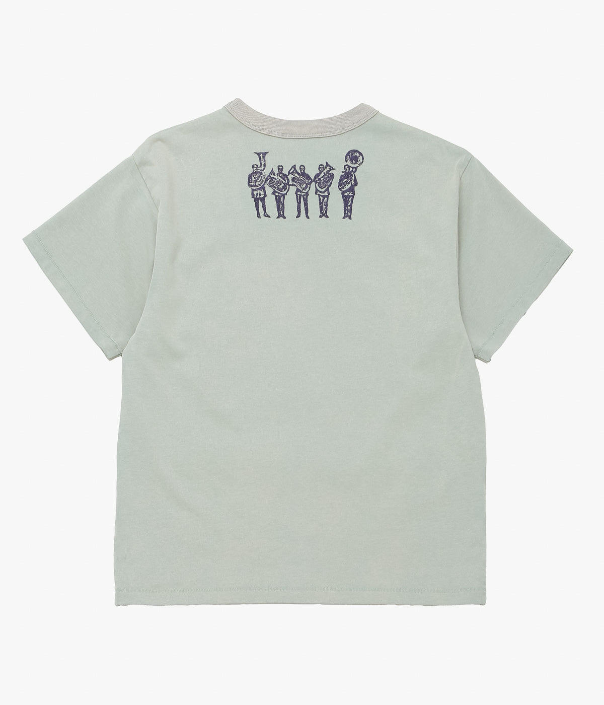SAMUEL ZELIG "ORCHESTRA TEE" (TEAL GREY)