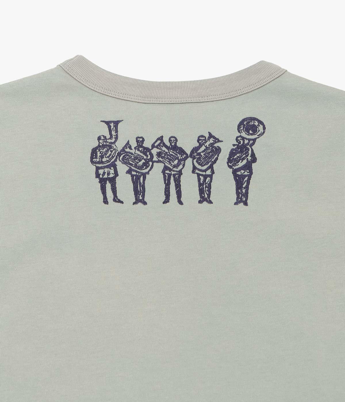 SAMUEL ZELIG "ORCHESTRA TEE" (TEAL GREY)