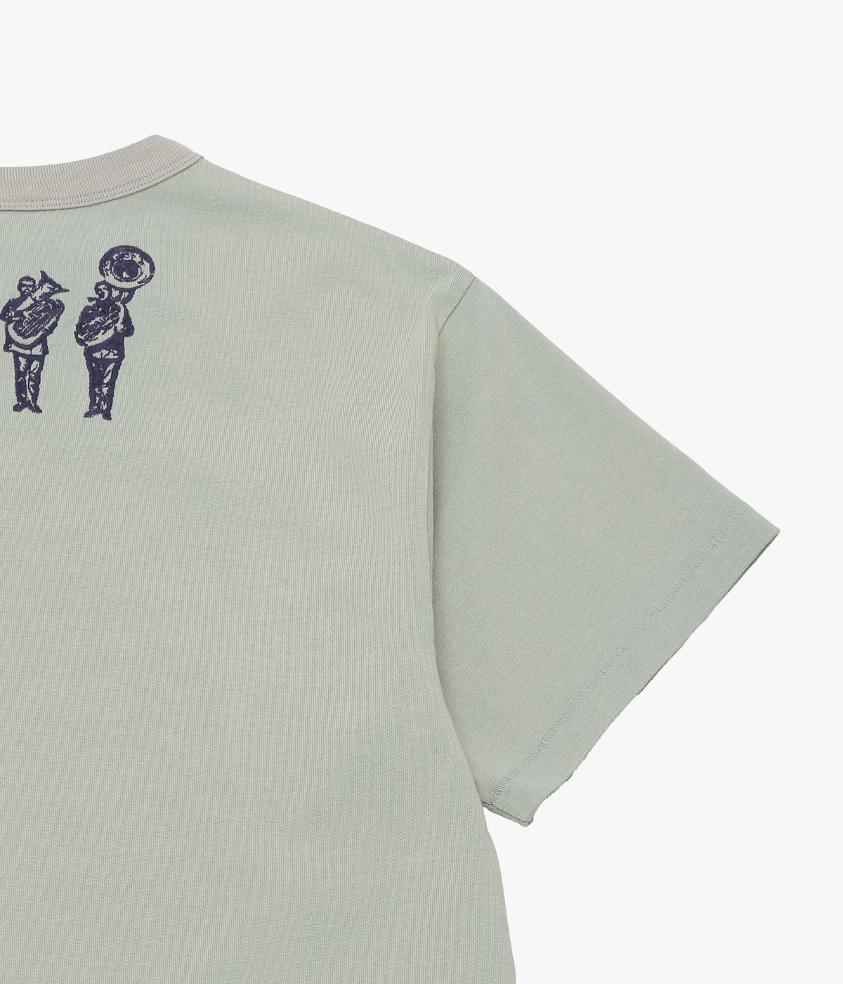 SAMUEL ZELIG "ORCHESTRA TEE" (TEAL GREY)