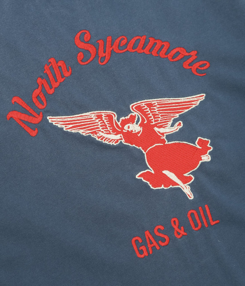 SAMUEL ZELIG ''SERVICE TEE'' (NAVY RED RINGER)