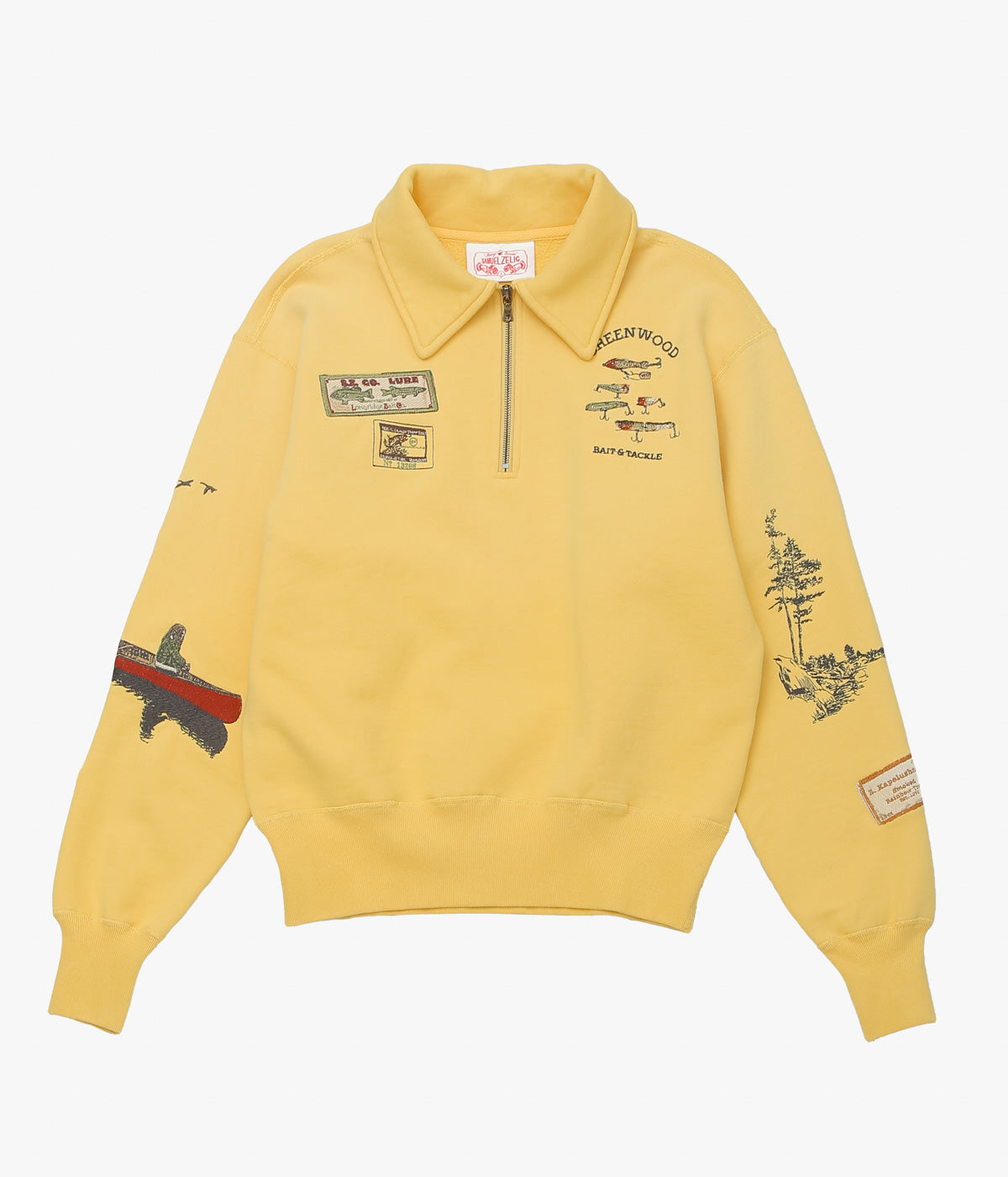 SAMUEL ZELIG "TRAIL 1/4 ZIP" (MUSTARD)
