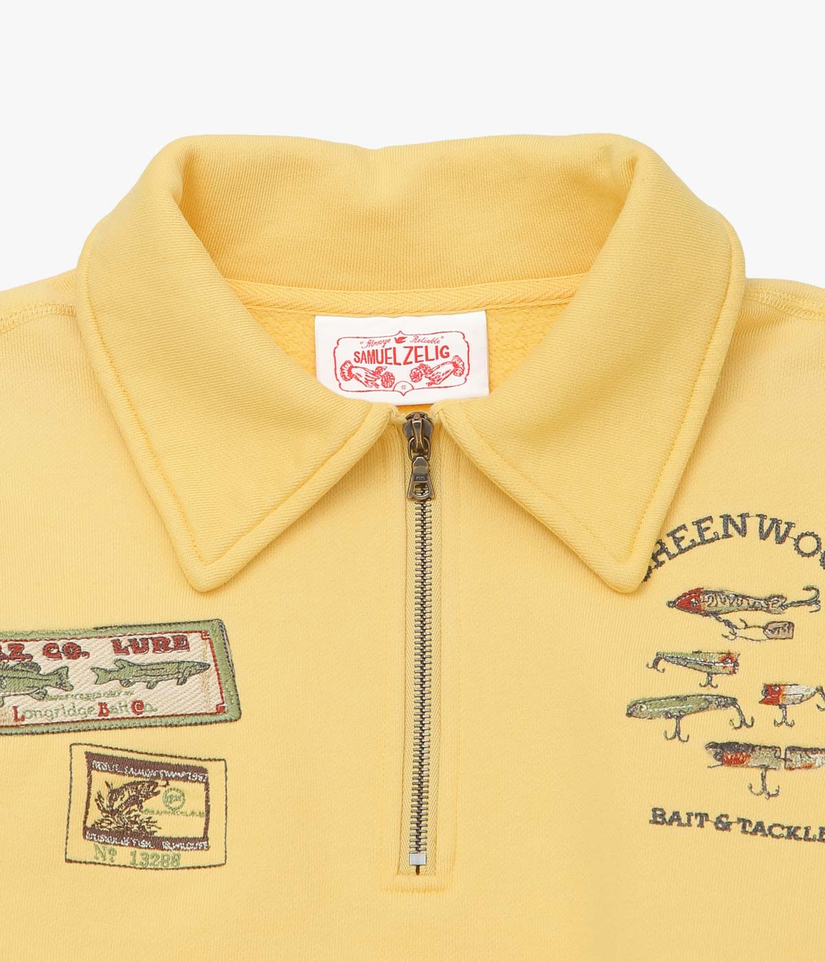 SAMUEL ZELIG "TRAIL 1/4 ZIP" (MUSTARD)