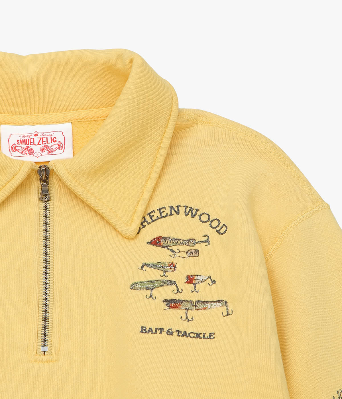 SAMUEL ZELIG "TRAIL 1/4 ZIP" (MUSTARD)