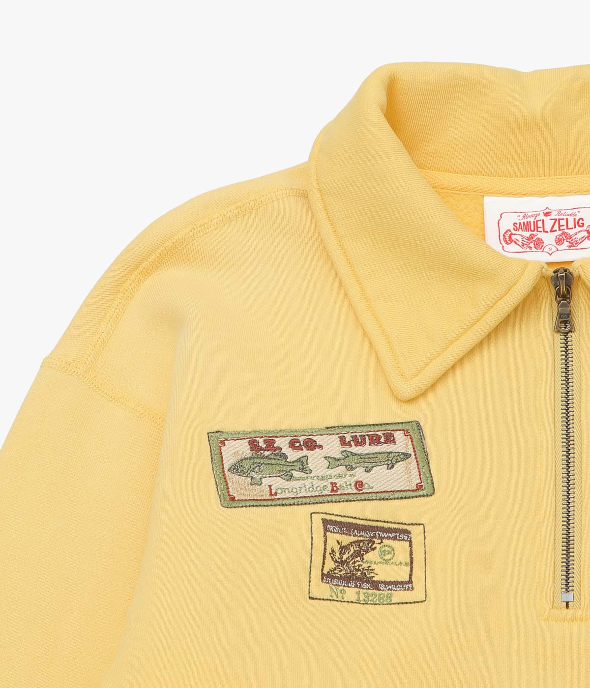 SAMUEL ZELIG "TRAIL 1/4 ZIP" (MUSTARD)