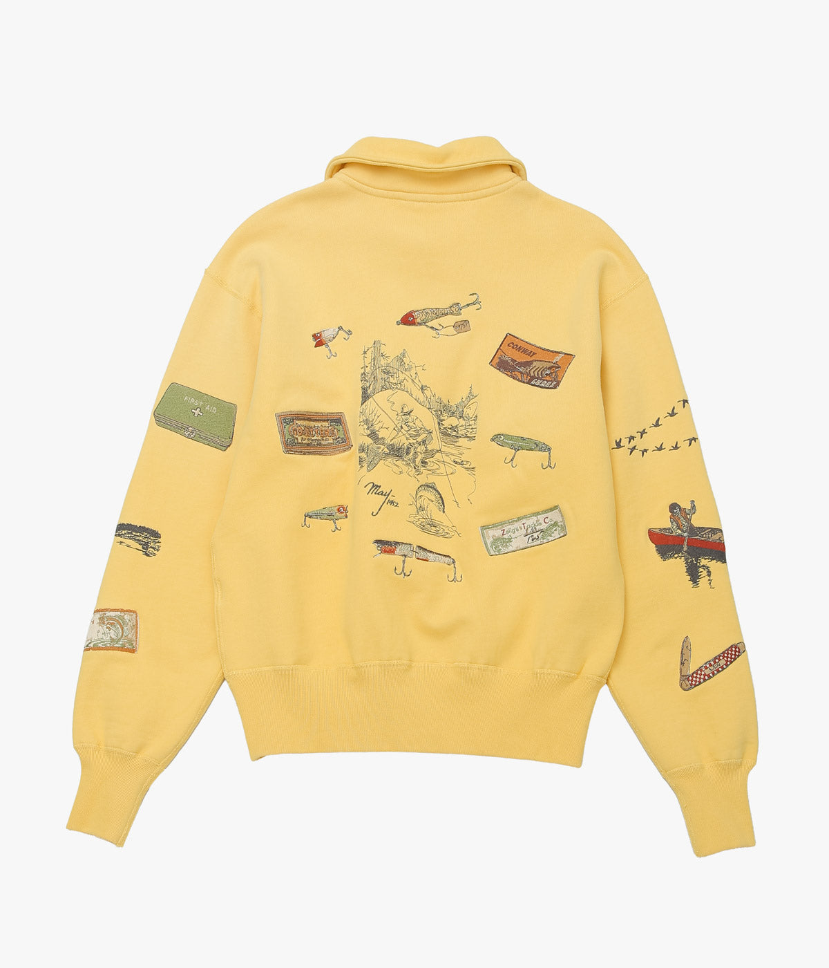 SAMUEL ZELIG "TRAIL 1/4 ZIP" (MUSTARD)