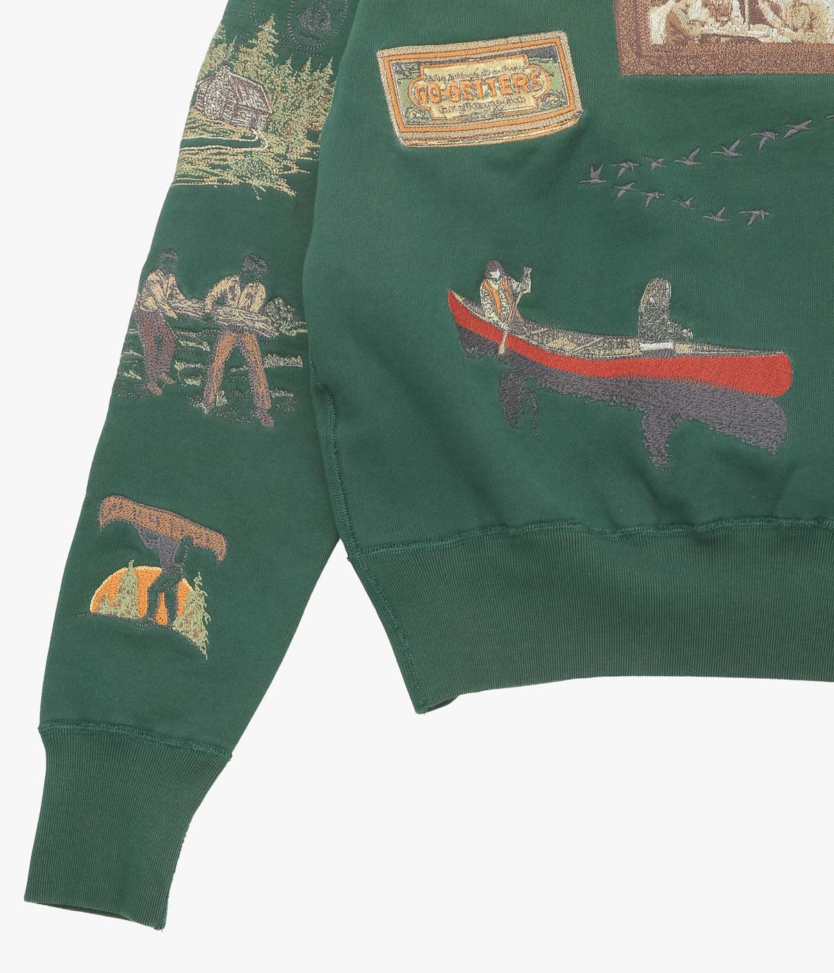 SAMUEL ZELIG ''TRAIL HOODIE'' (FOREST GREEN)
