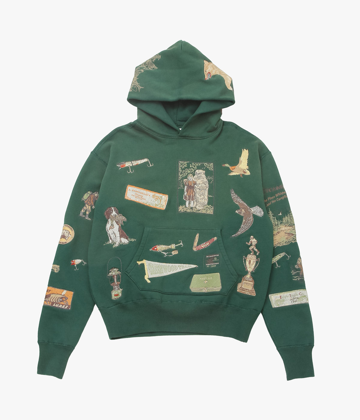 SAMUEL ZELIG ''TRAIL HOODIE'' (FOREST GREEN)