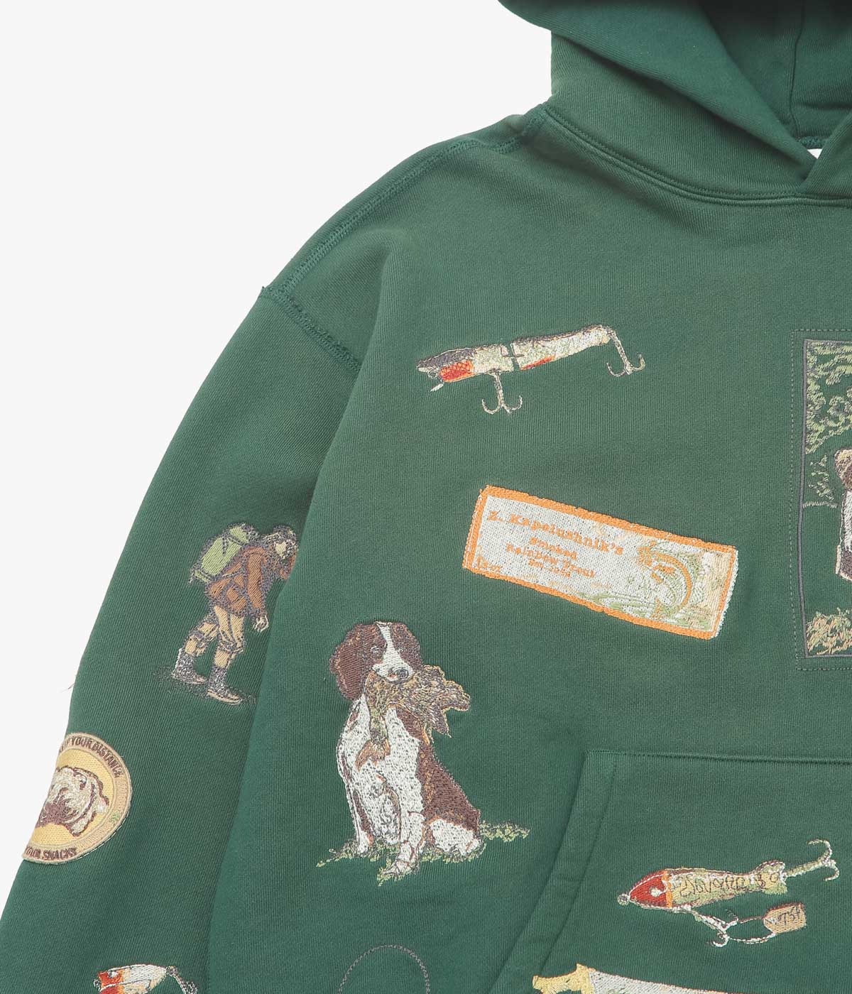 SAMUEL ZELIG ''TRAIL HOODIE'' (FOREST GREEN)