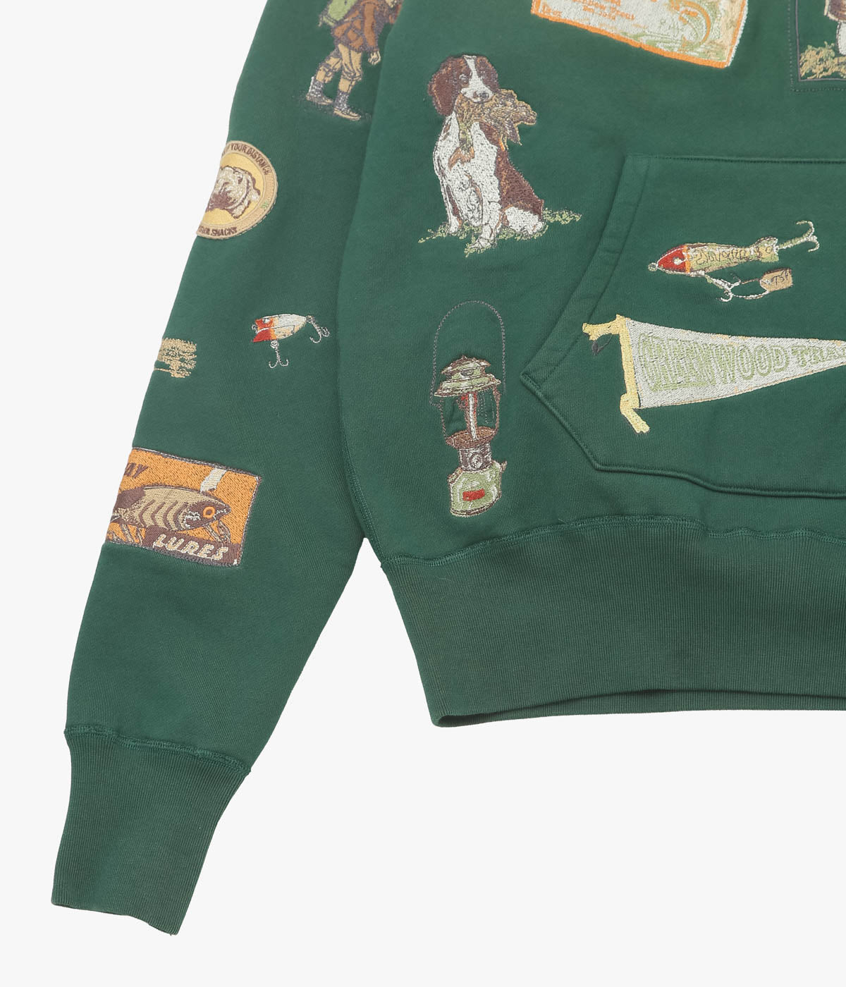 SAMUEL ZELIG ''TRAIL HOODIE'' (FOREST GREEN)
