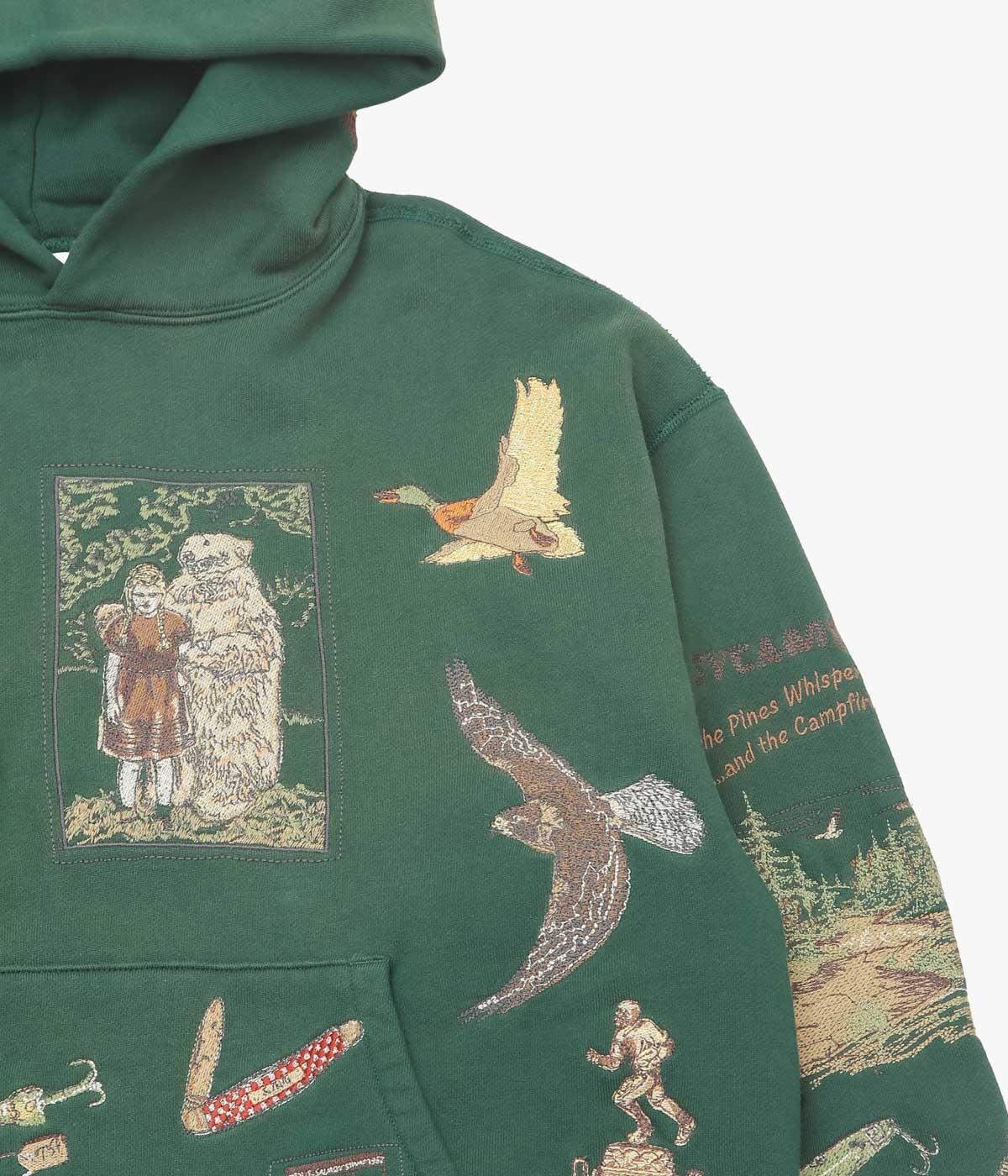 SAMUEL ZELIG ''TRAIL HOODIE'' (FOREST GREEN)