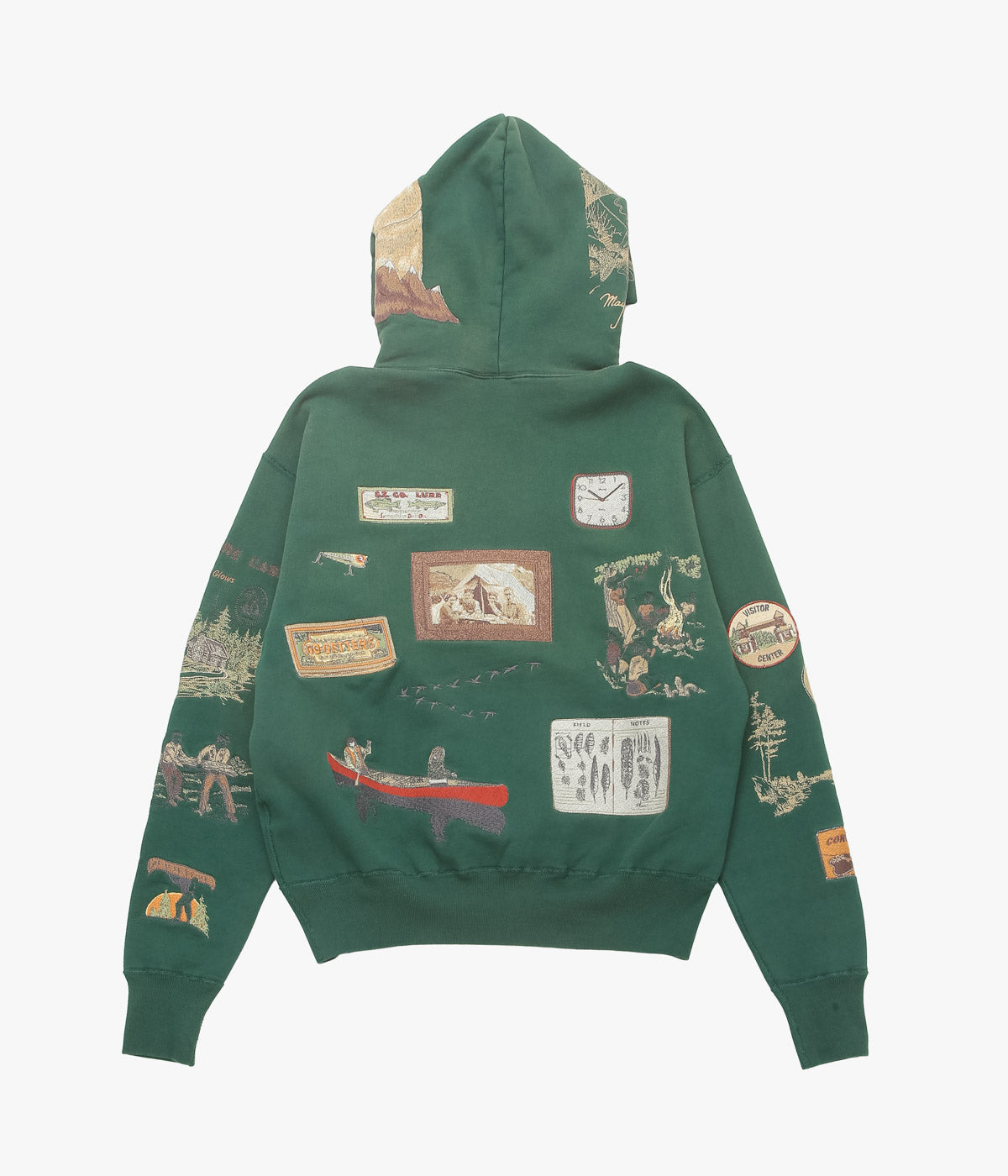 SAMUEL ZELIG ''TRAIL HOODIE'' (FOREST GREEN)
