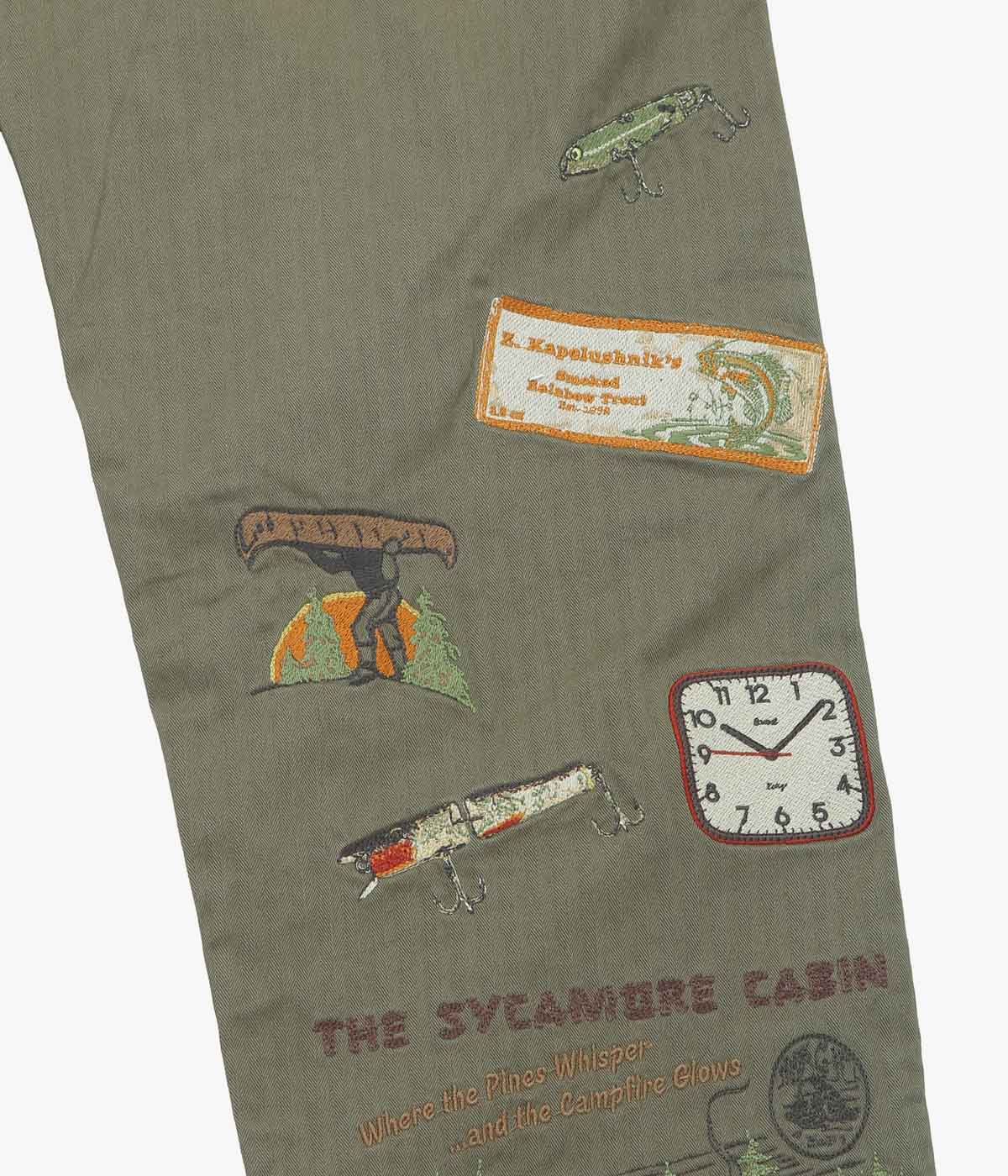 SAMUEL ZELIG "TRAIL PANT" (ARMY GREEN)
