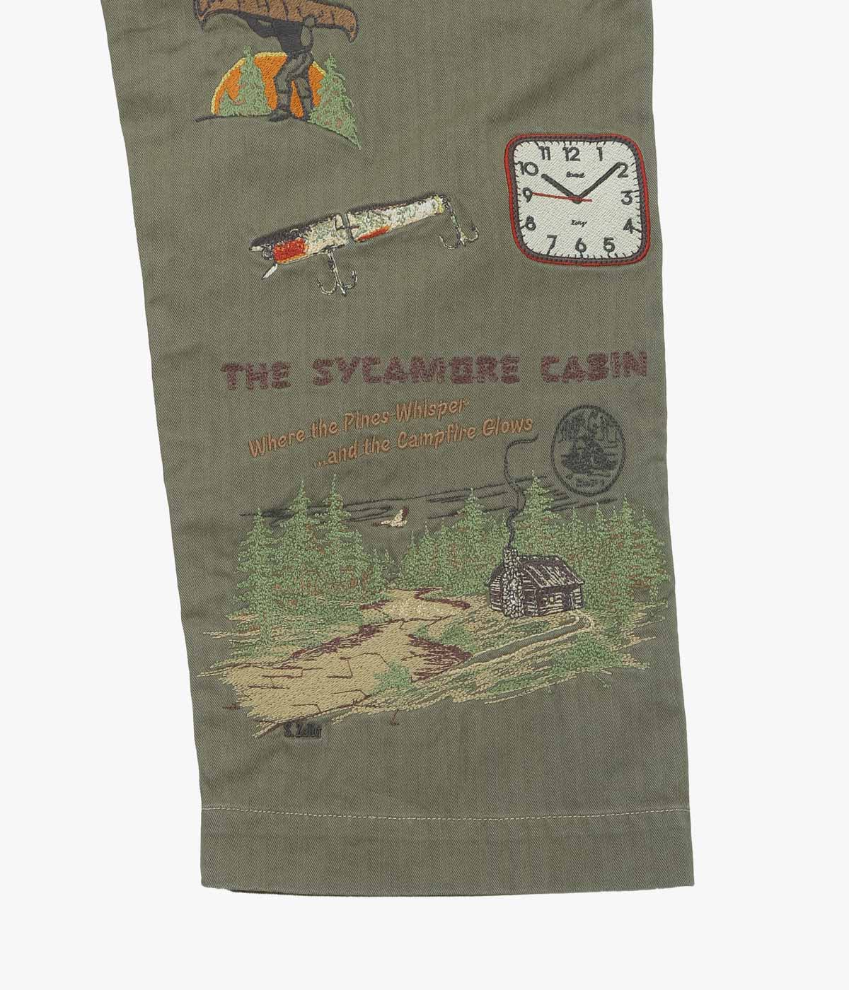 SAMUEL ZELIG "TRAIL PANT" (ARMY GREEN)