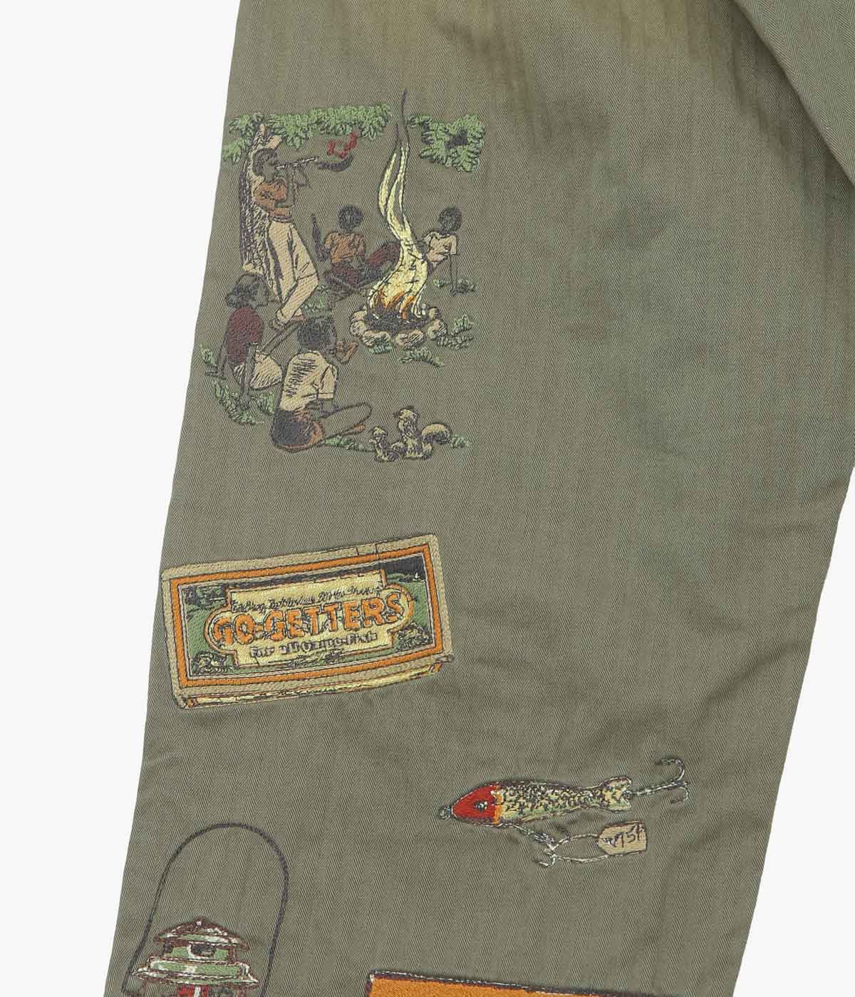 SAMUEL ZELIG "TRAIL PANT" (ARMY GREEN)