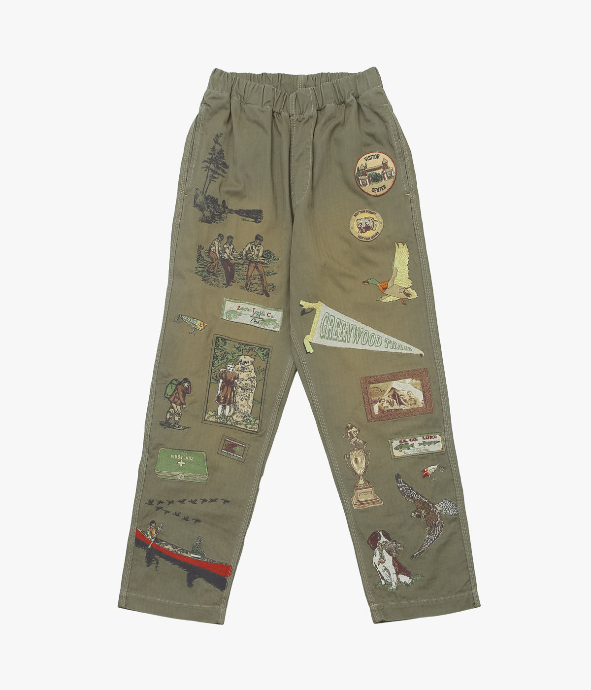 SAMUEL ZELIG "TRAIL PANT" (ARMY GREEN)