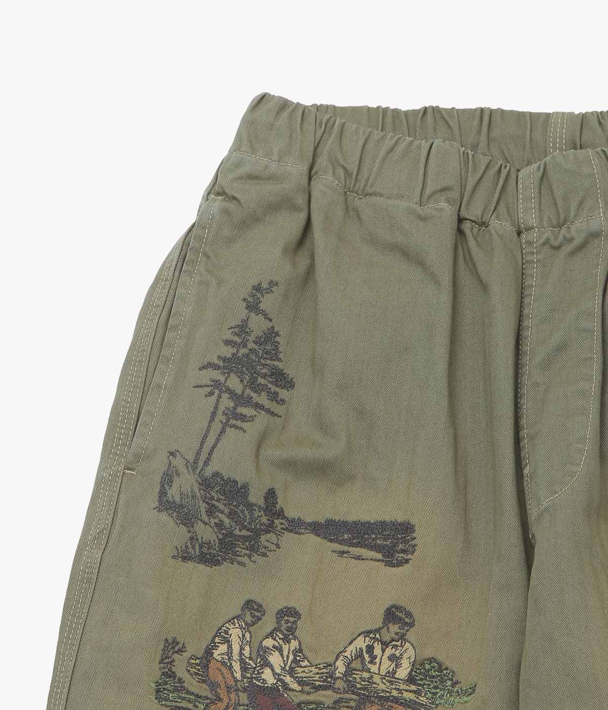 SAMUEL ZELIG "TRAIL PANT" (ARMY GREEN)