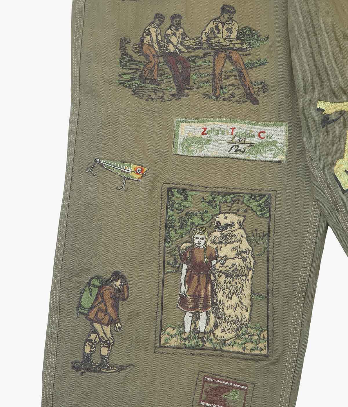 SAMUEL ZELIG "TRAIL PANT" (ARMY GREEN)