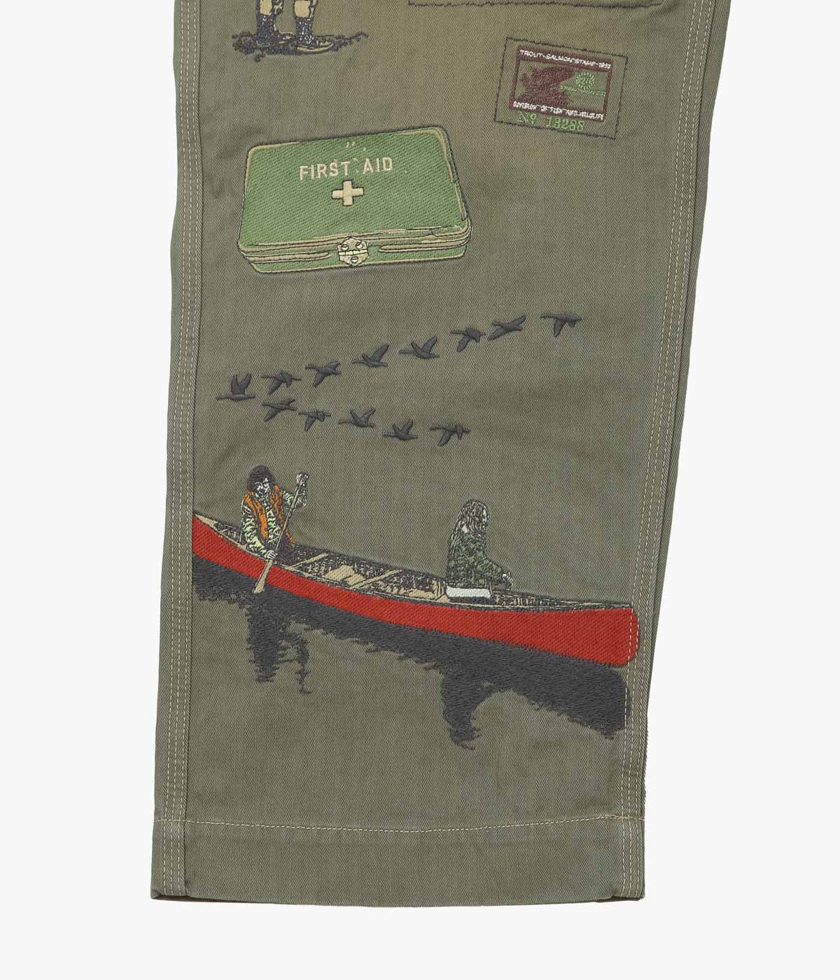 SAMUEL ZELIG "TRAIL PANT" (ARMY GREEN)