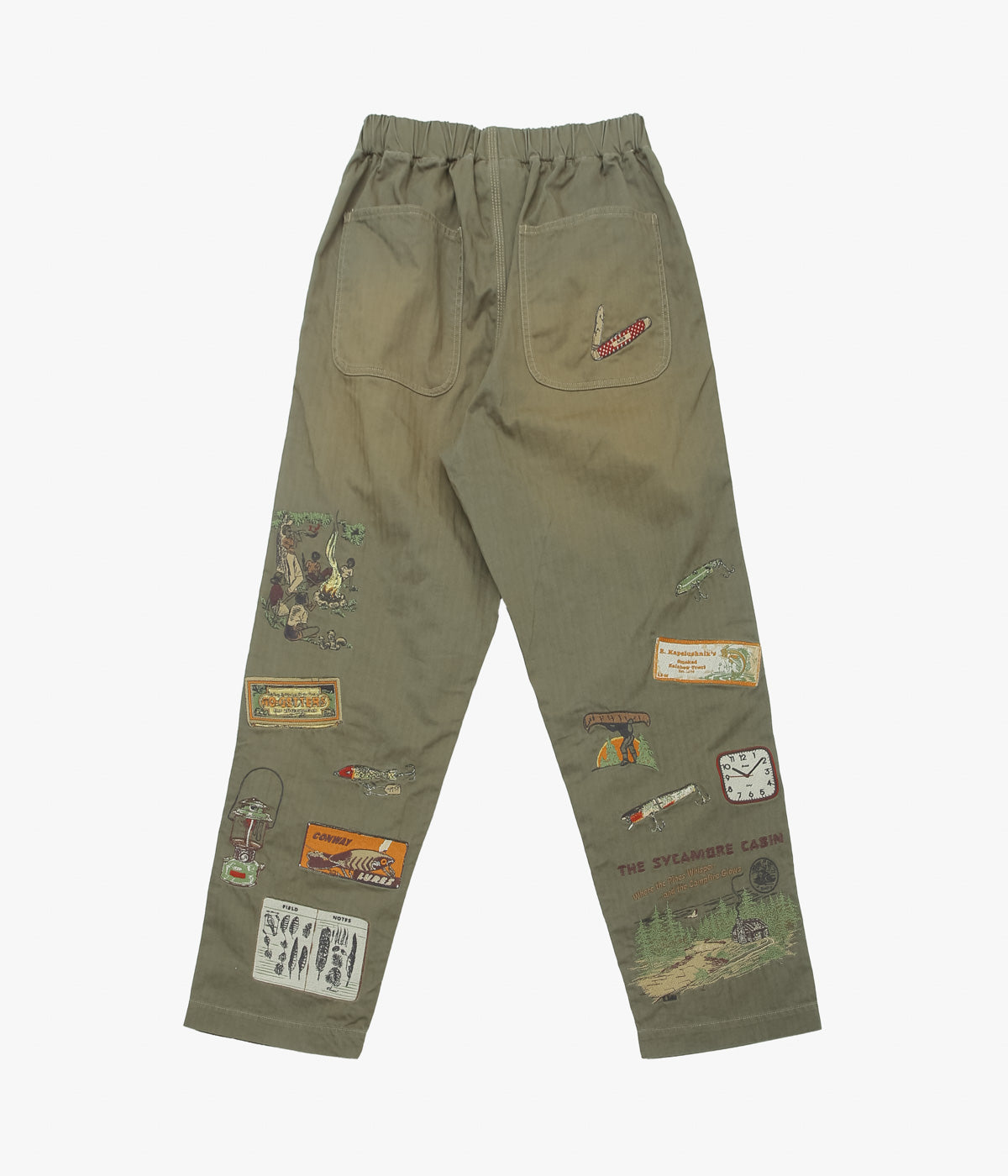 SAMUEL ZELIG "TRAIL PANT" (ARMY GREEN)