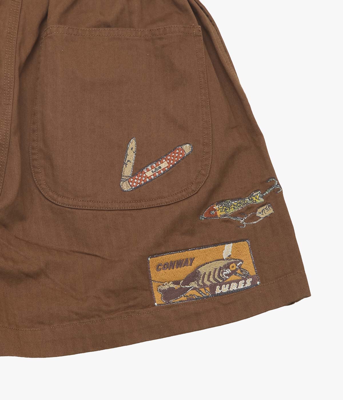 SAMUEL ZELIG "TRAIL SHORTS" (PINECONE)