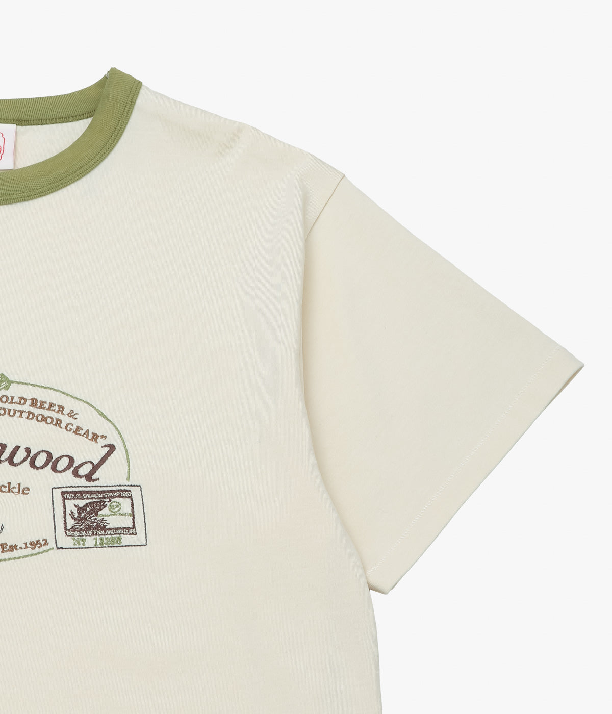 SAMUEL ZELIG "TRAIL TEE" (OLIVE RINGER)