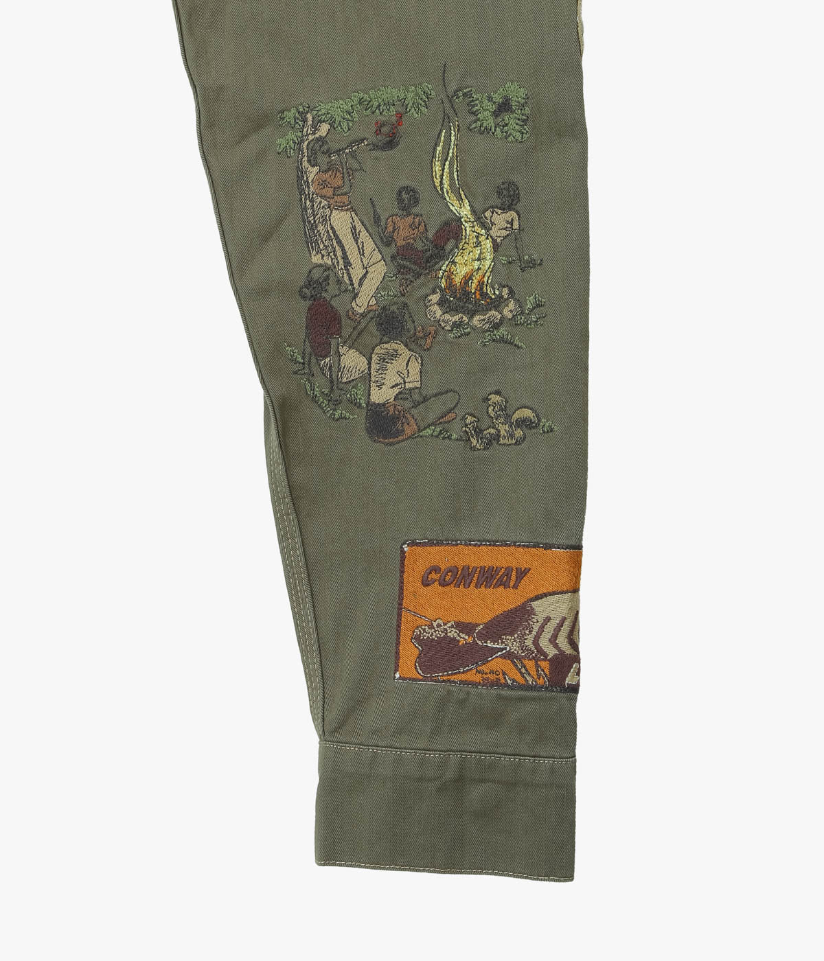 SAMUEL ZELIG "TRAIL ZIP JACKET" (ARMY GREEN)