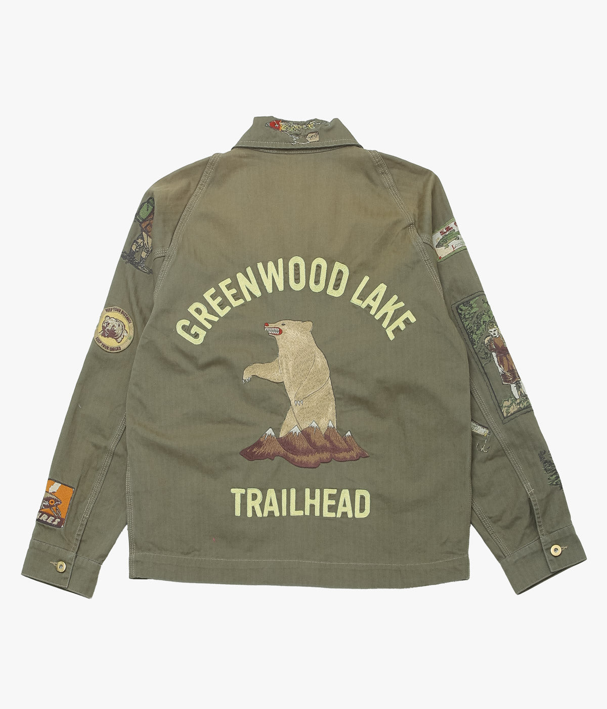 SAMUEL ZELIG "TRAIL ZIP JACKET" (ARMY GREEN)