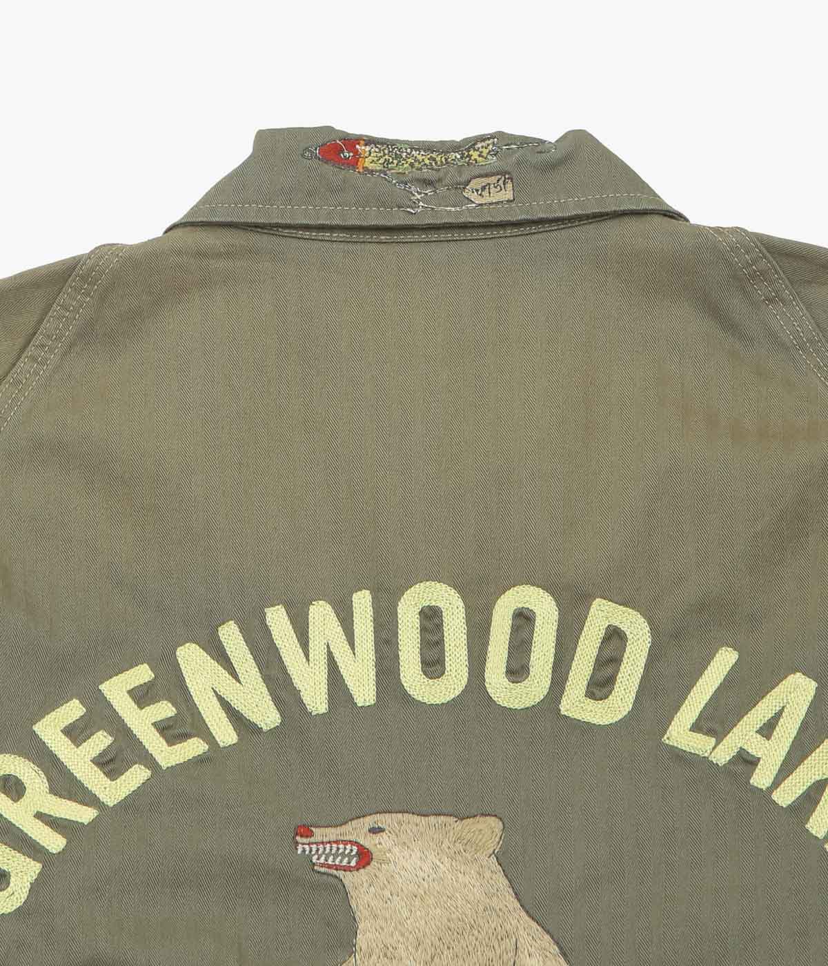 SAMUEL ZELIG "TRAIL ZIP JACKET" (ARMY GREEN)