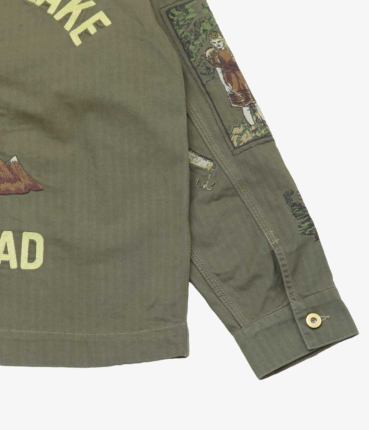 SAMUEL ZELIG "TRAIL ZIP JACKET" (ARMY GREEN)