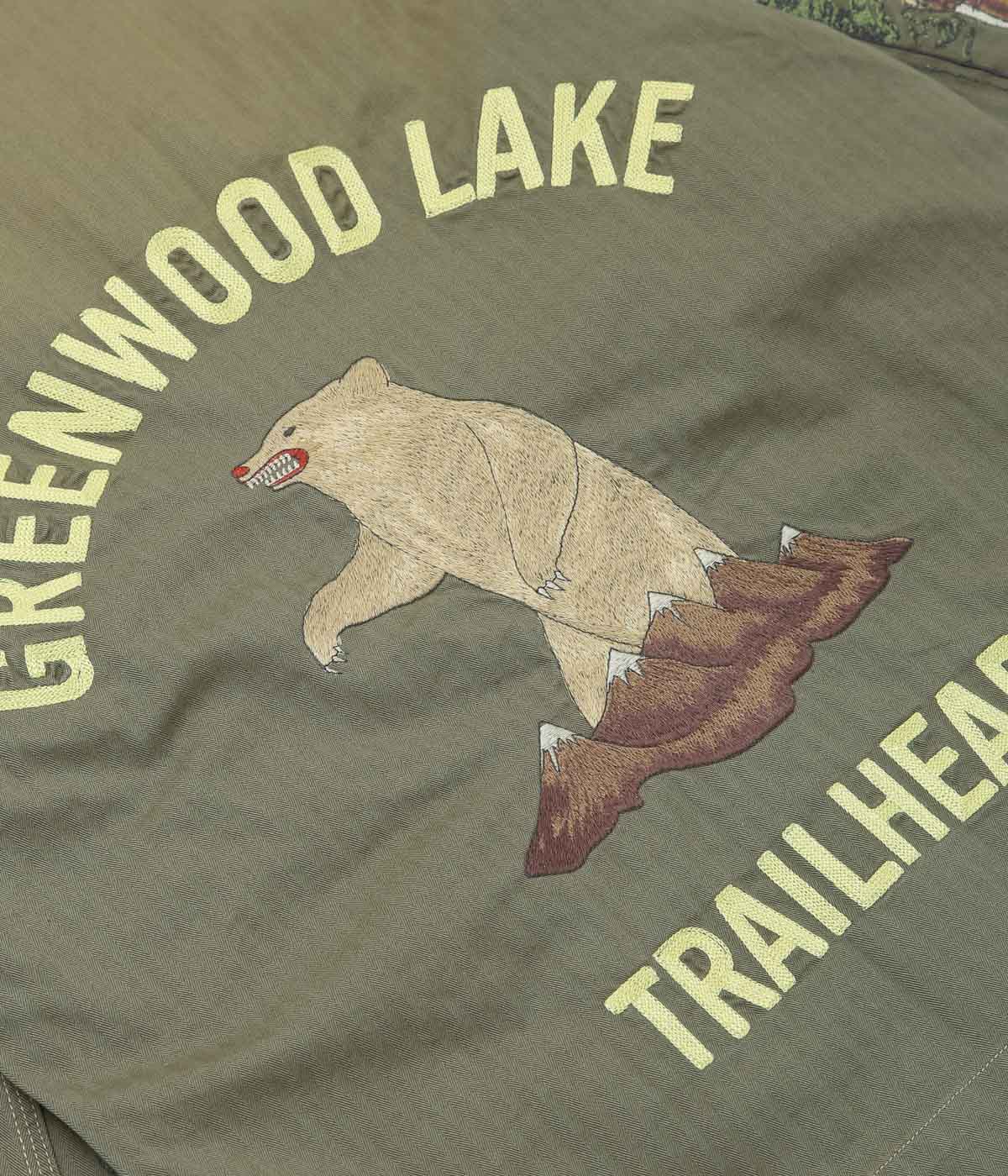 SAMUEL ZELIG "TRAIL ZIP JACKET" (ARMY GREEN)