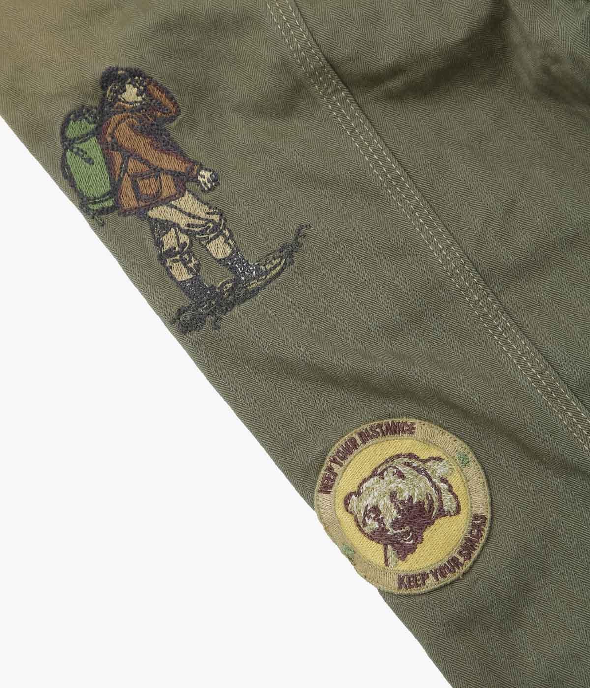 SAMUEL ZELIG "TRAIL ZIP JACKET" (ARMY GREEN)