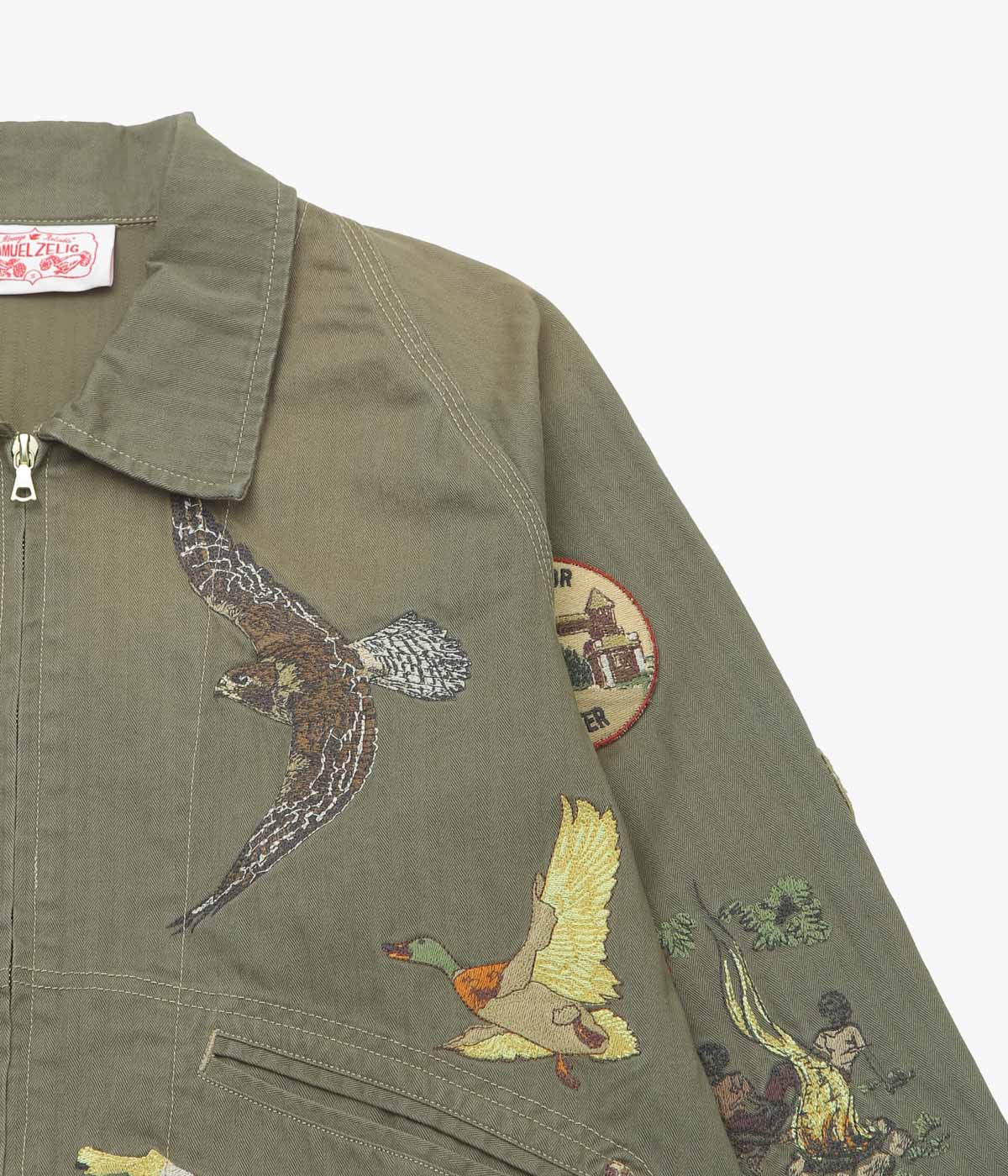 SAMUEL ZELIG "TRAIL ZIP JACKET" (ARMY GREEN)