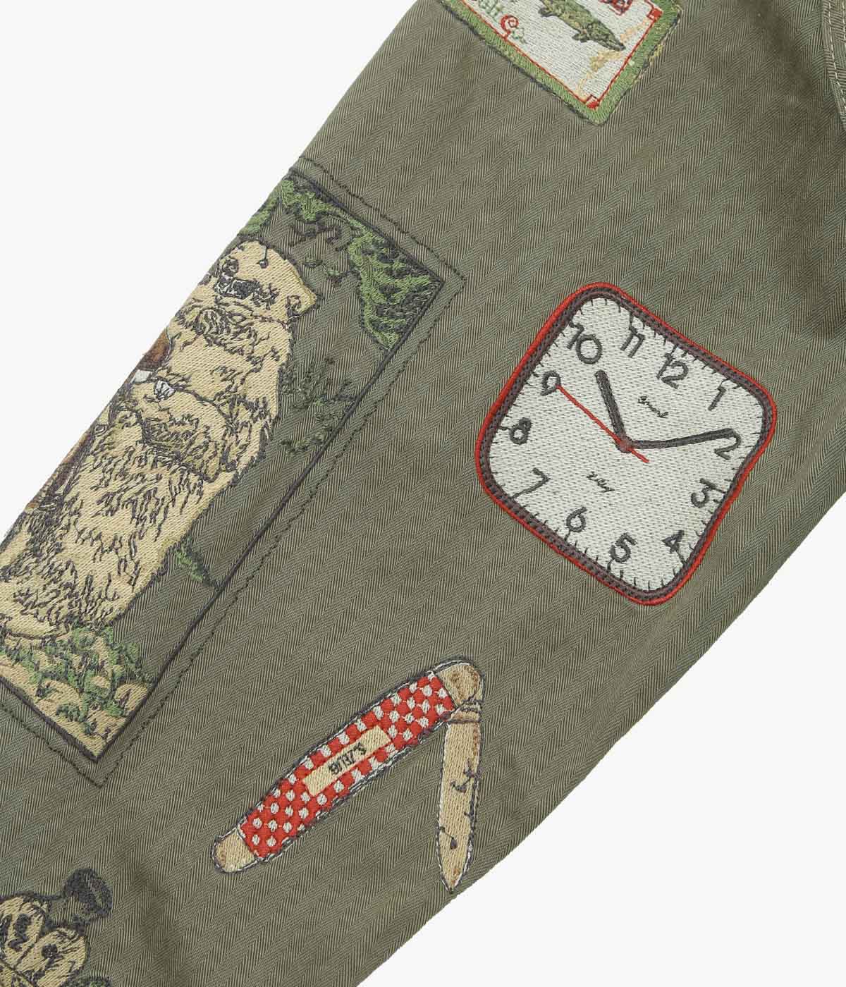 SAMUEL ZELIG "TRAIL ZIP JACKET" (ARMY GREEN)