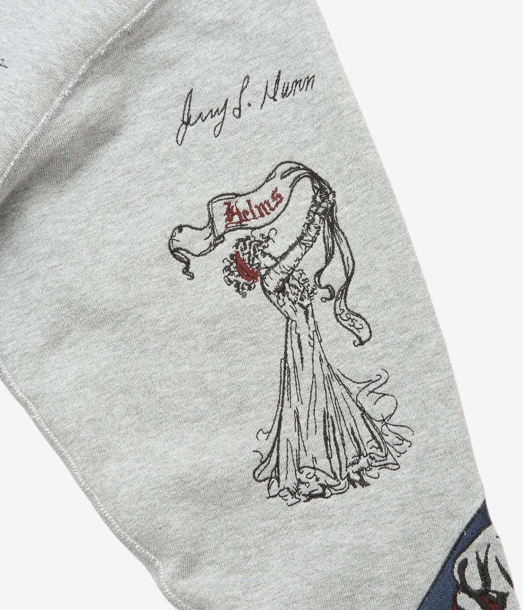 SAMUEL ZELIG ''VARISTY HOODIE'' (HEATHER GREY)