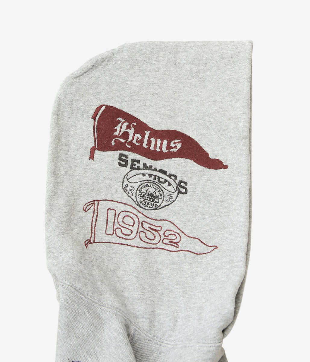 SAMUEL ZELIG ''VARISTY HOODIE'' (HEATHER GREY)