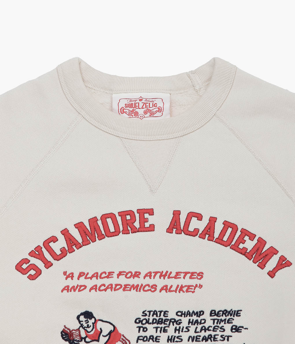 SAMUEL ZELIG ''VARSITY CREWNECK'' (NATURAL) – THE STORE BY MAIDENS