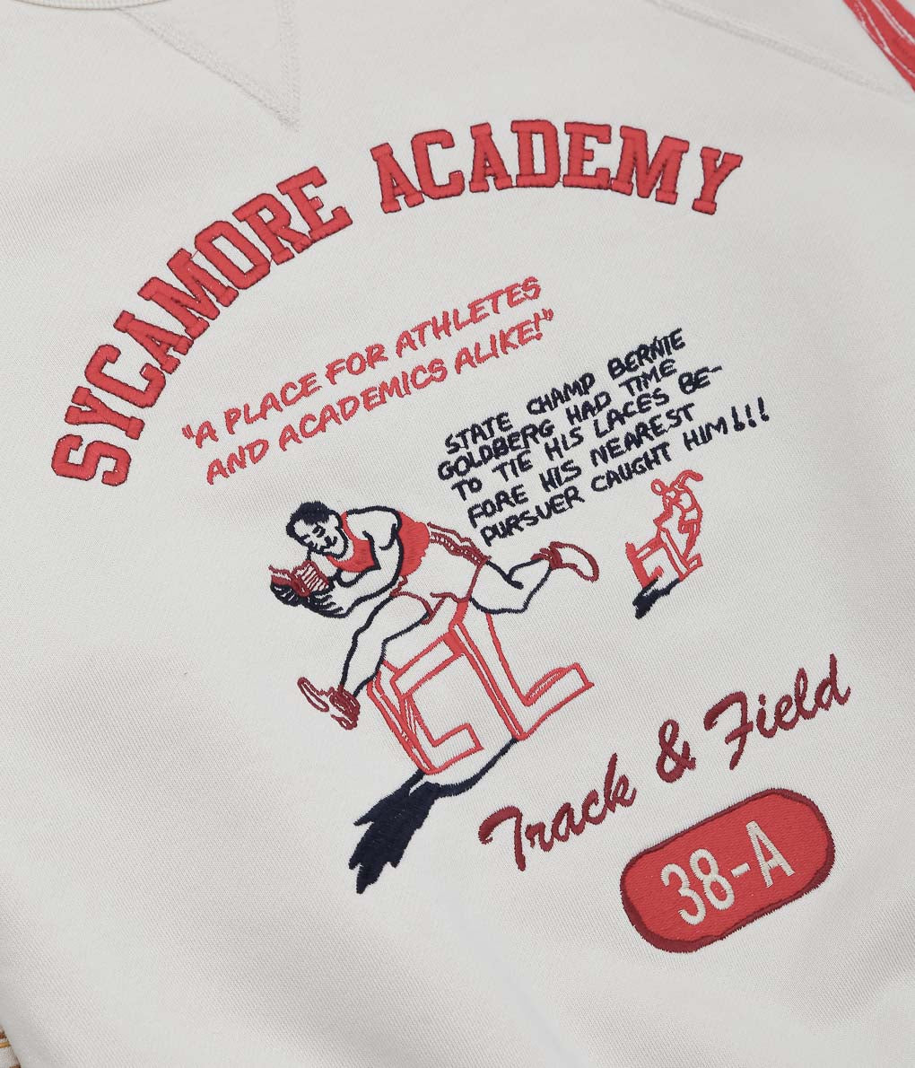 SAMUEL ZELIG ''VARSITY CREWNECK'' (NATURAL) – THE STORE BY MAIDENS