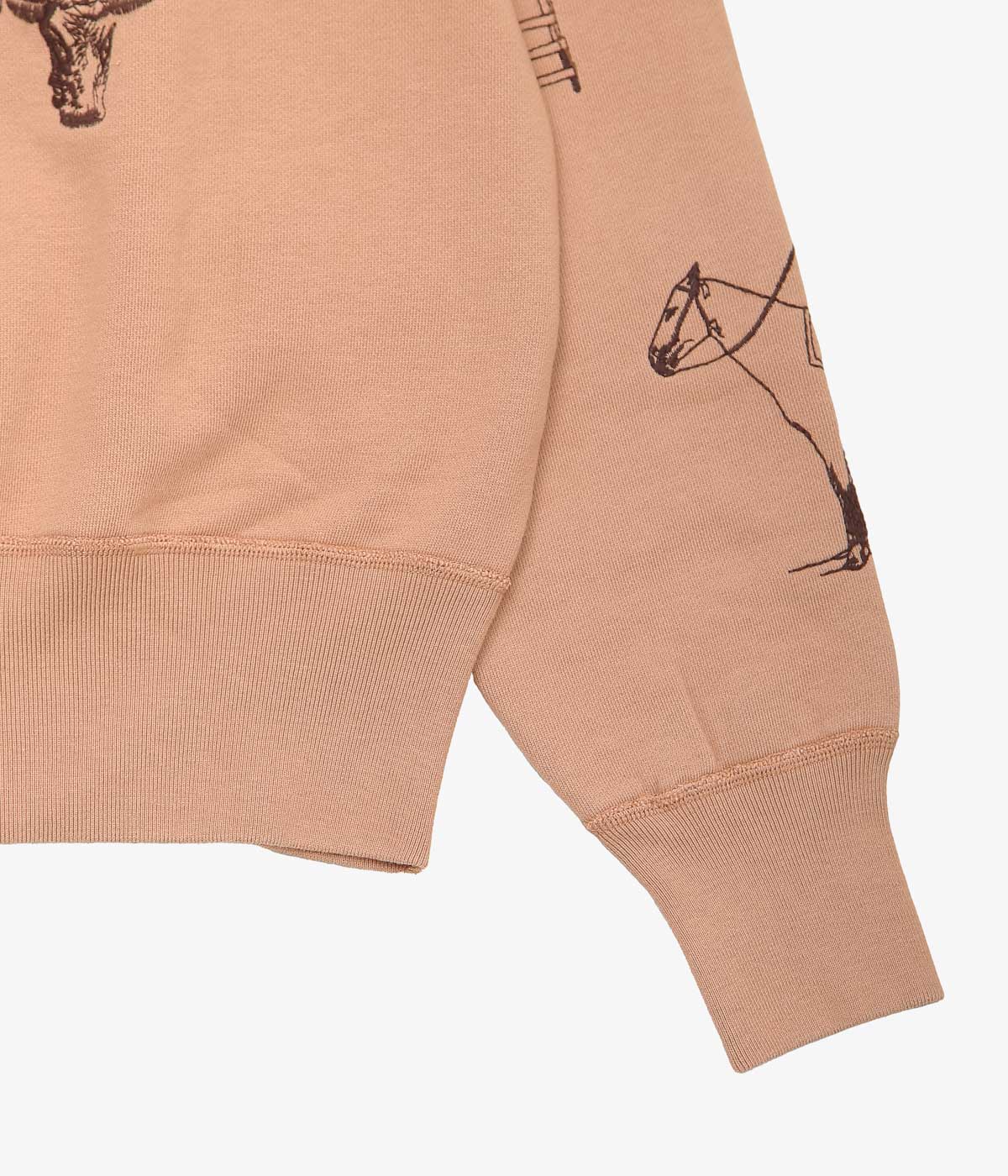 SAMUEL ZELIG ''WESTERN CREWNECK'' (D.ORANGE)