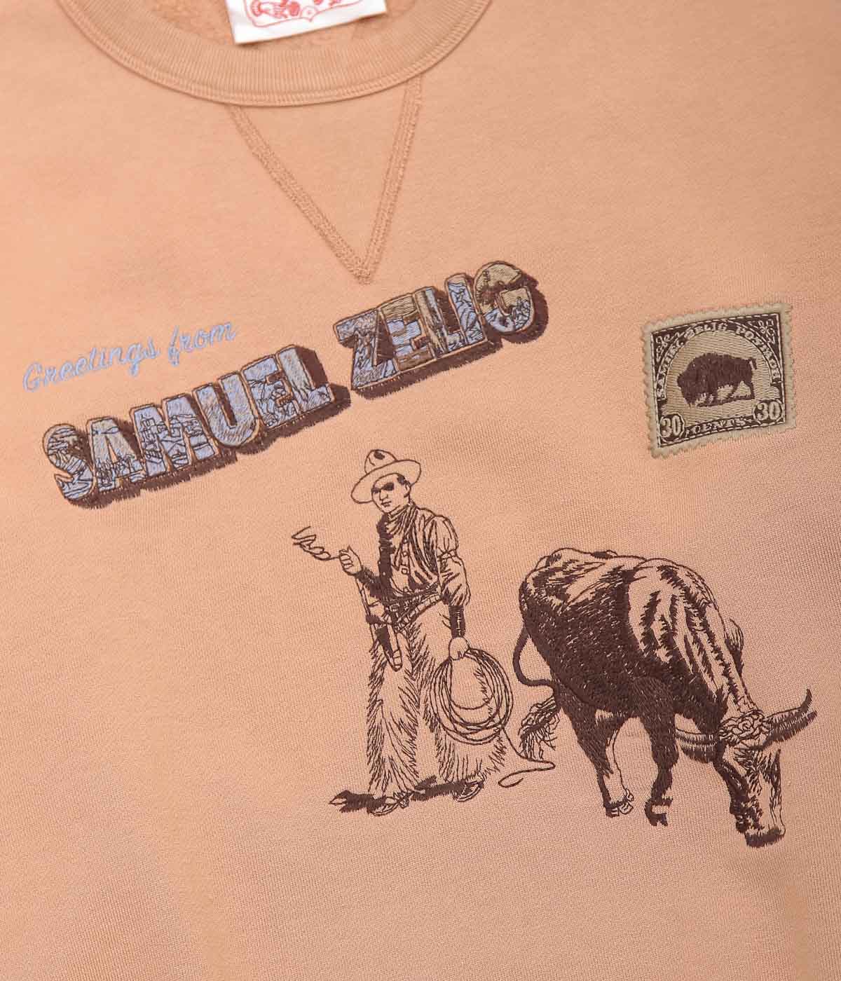 SAMUEL ZELIG ''WESTERN CREWNECK'' (D.ORANGE)