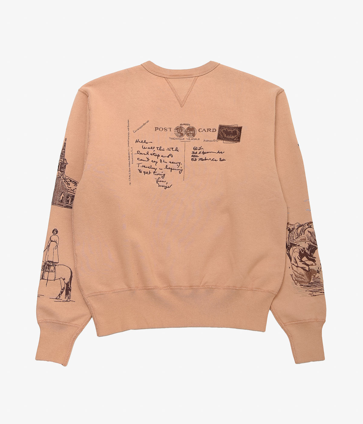 SAMUEL ZELIG ''WESTERN CREWNECK'' (D.ORANGE)