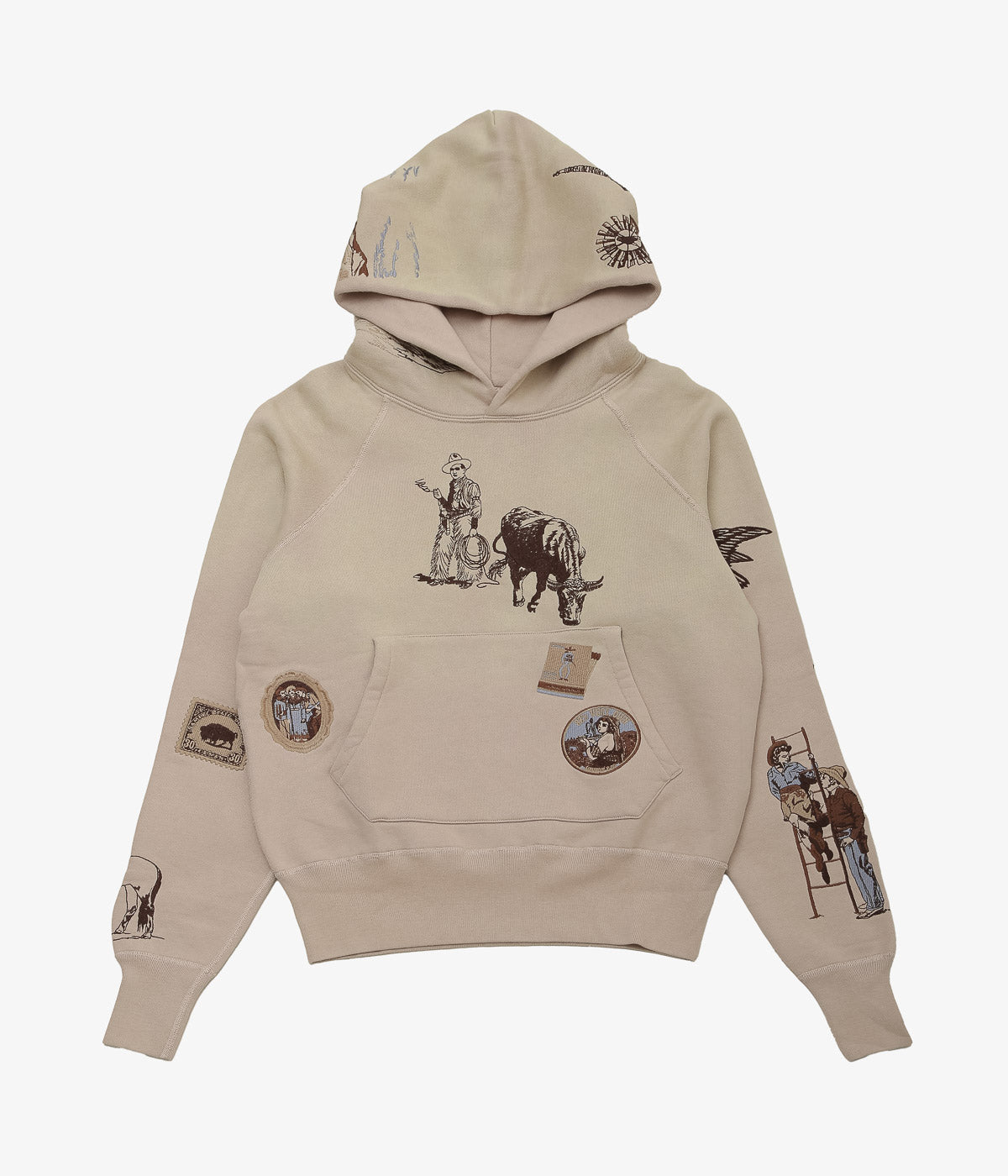 SAMUEL ZELIG ''WESTERN HOODIE'' (NATURAL)