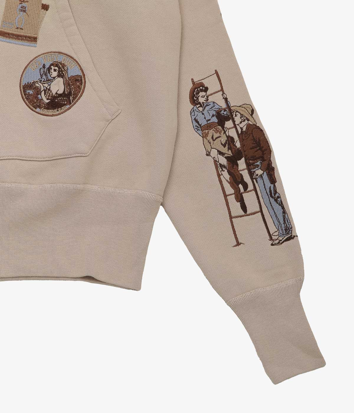 SAMUEL ZELIG ''WESTERN HOODIE'' (NATURAL)