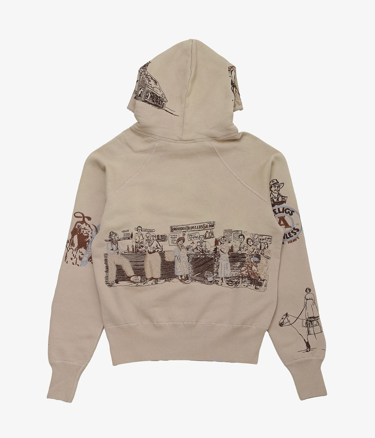 SAMUEL ZELIG ''WESTERN HOODIE'' (NATURAL)